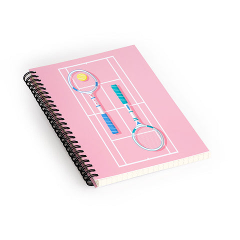 Gabriela Simon Retro Tennis Spiral Notebook