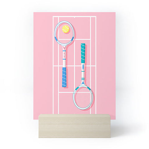 Gabriela Simon Retro Tennis Mini Art Print