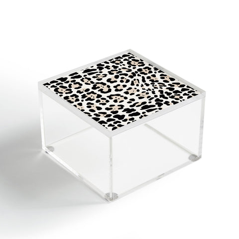 Gabriela Simon Snow Leopard Faux Acrylic Box