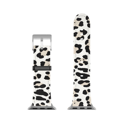 Gabriela Simon Snow Leopard Faux Apple Watch Band