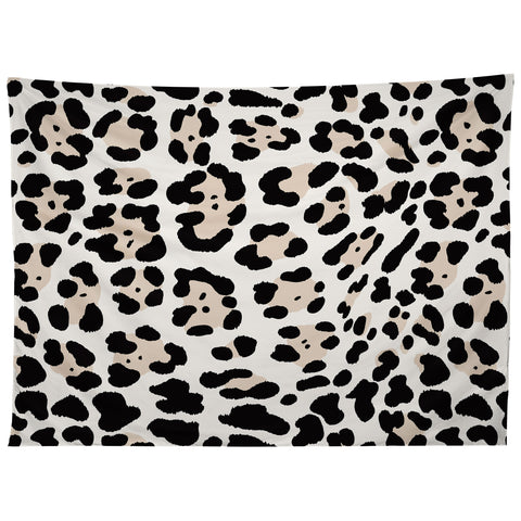 Gabriela Simon Snow Leopard Faux Tapestry