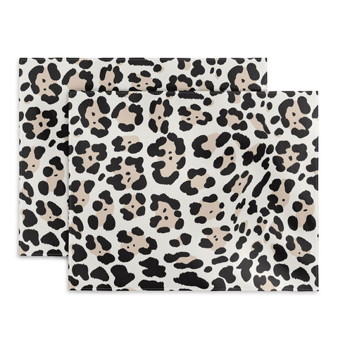 Gabriela Simon Snow Leopard Faux Placemat