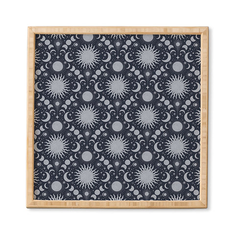 Gabriela Simon Tarot Celestial Indigo Framed Wall Art