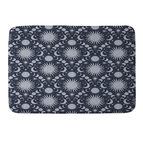 Gabriela Simon Tarot Celestial Indigo Memory Foam Bath Mat