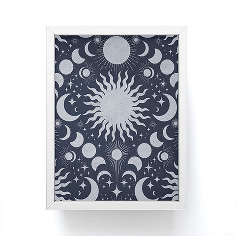 Gabriela Simon Tarot Celestial Indigo Framed Mini Art Print