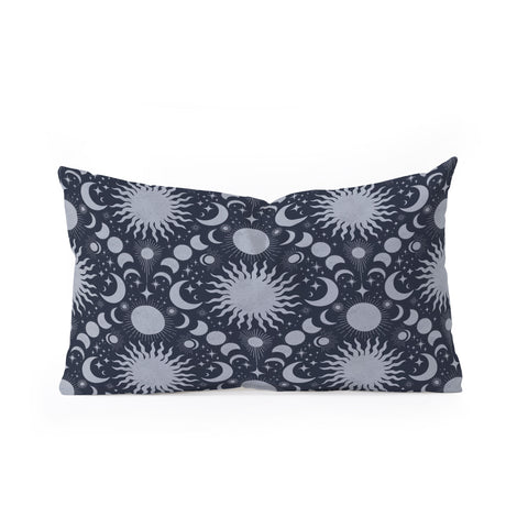 Gabriela Simon Tarot Celestial Indigo Oblong Throw Pillow