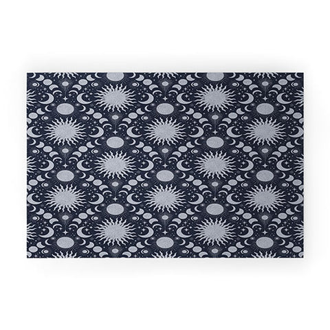Gabriela Simon Tarot Celestial Indigo Welcome Mat