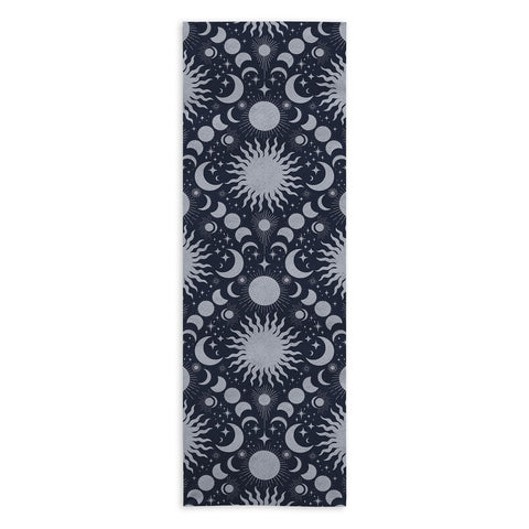Gabriela Simon Tarot Celestial Indigo Yoga Towel