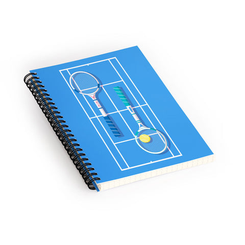Gabriela Simon Tennis Retro Spiral Notebook