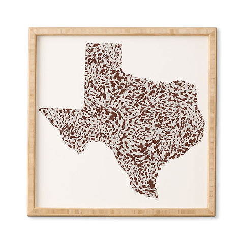 Gabriela Simon Texas Appaloosa Hide Framed Wall Art