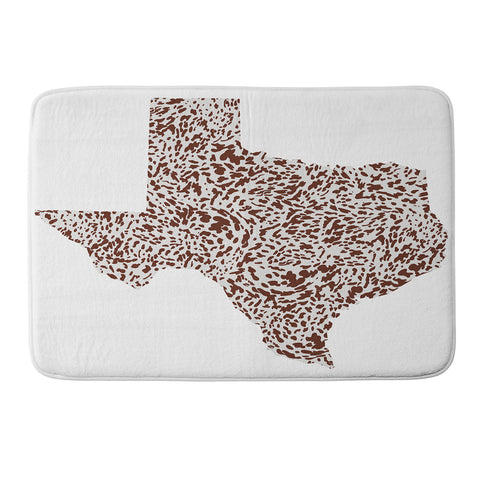 Gabriela Simon Texas Appaloosa Hide Memory Foam Bath Mat