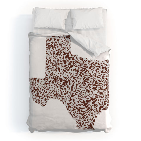 Gabriela Simon Texas Appaloosa Hide Duvet Cover