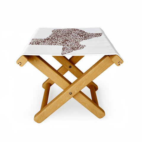 Gabriela Simon Texas Appaloosa Hide Folding Stool