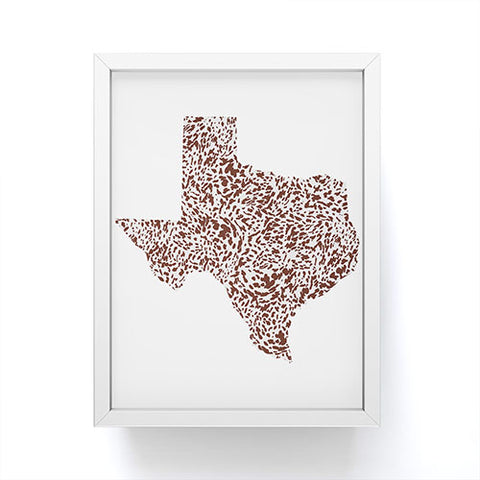 Gabriela Simon Texas Appaloosa Hide Framed Mini Art Print