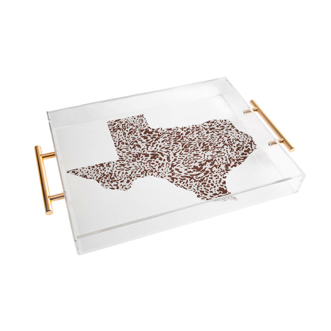 Gabriela Simon Texas Appaloosa Hide Acrylic Tray