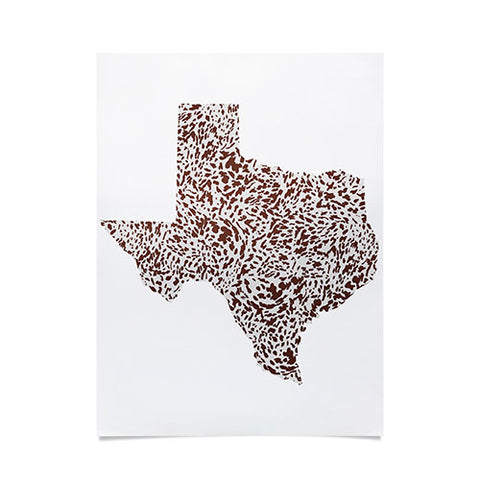 Gabriela Simon Texas Appaloosa Hide Poster