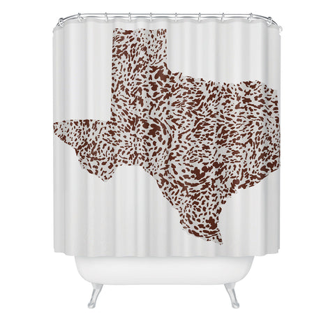 Gabriela Simon Texas Appaloosa Hide Shower Curtain