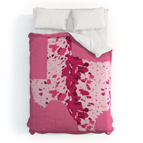 Gabriela Simon Texas Pink Longhorn Comforter
