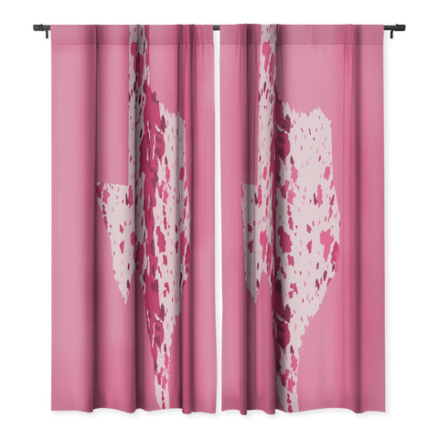 Gabriela Simon Texas Pink Longhorn Blackout Non Repeat