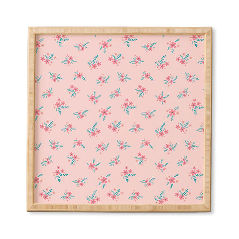 Gabriela Simon Vintage Cherry Blossom Bouquet Framed Wall Art