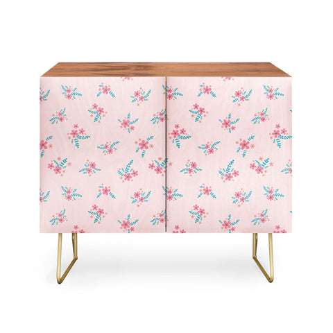 Gabriela Simon Vintage Cherry Blossom Bouquet Credenza