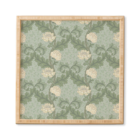 Gabriela Simon Vintage Floral Arts and Crafts Framed Wall Art