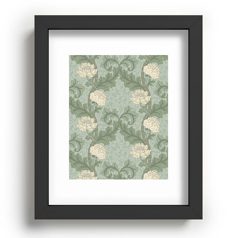 Gabriela Simon Vintage Floral Arts and Crafts Recessed Framing Rectangle