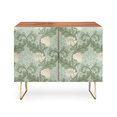 Gabriela Simon Vintage Floral Arts and Crafts Credenza