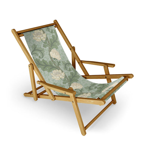 Gabriela Simon Vintage Floral Arts and Crafts Sling Chair