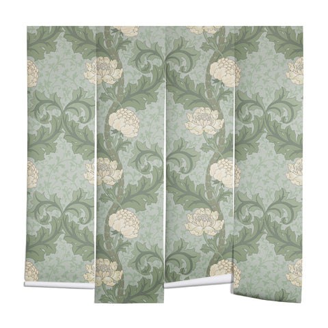 Gabriela Simon Vintage Floral Arts and Crafts Wall Mural