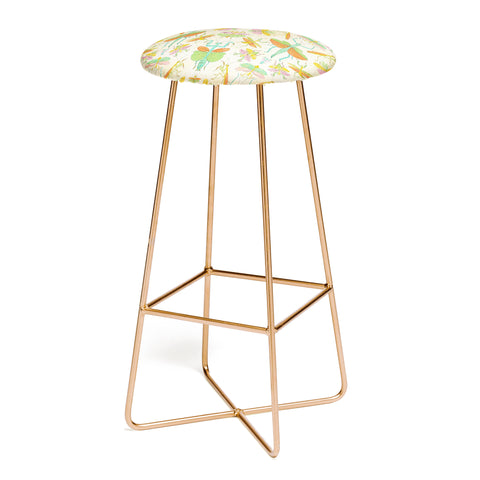 Gabriela Simon Whimsical Praying Mantis Retro Bar Stool