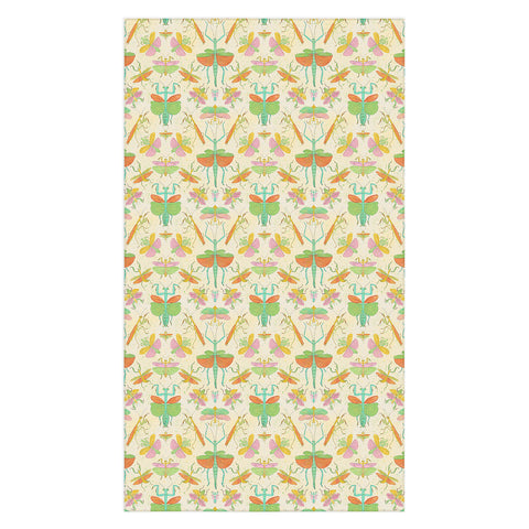 Gabriela Simon Whimsical Praying Mantis Retro Tablecloth