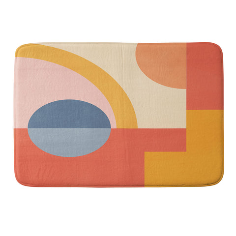 Gaite Abstract Geometric Shapes 31 Memory Foam Bath Mat