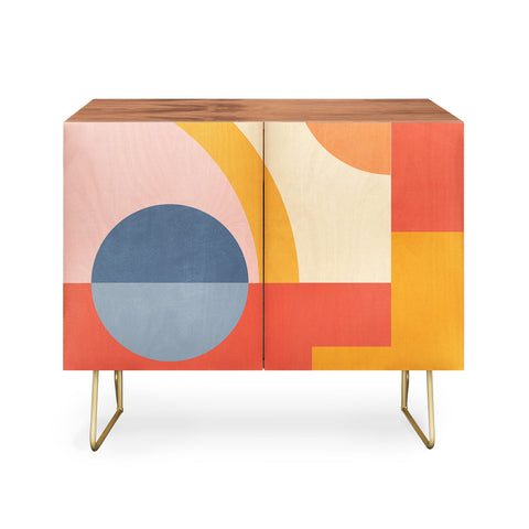 Gaite Abstract Geometric Shapes 31 Credenza