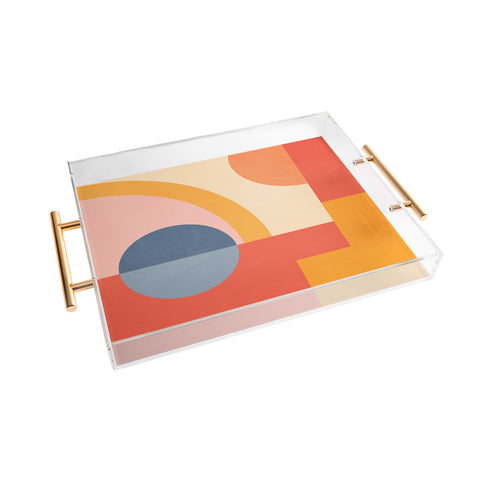 Gaite Abstract Geometric Shapes 31 Acrylic Tray