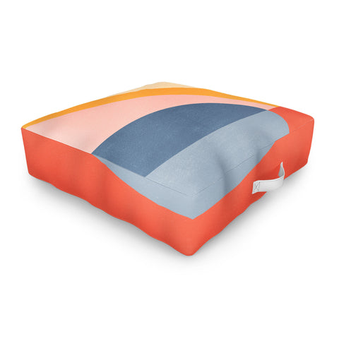 Gaite Abstract Geometric Shapes 31 Outdoor Floor Cushion