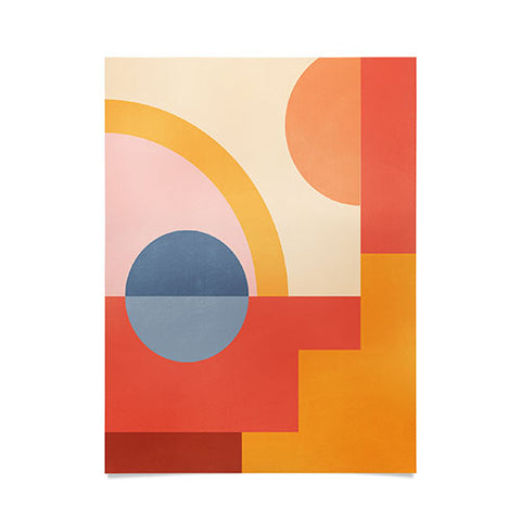 Gaite Abstract Geometric Shapes 31 Poster