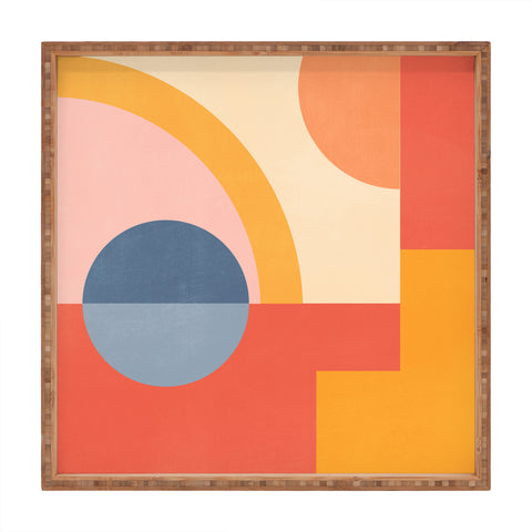 Gaite Abstract Geometric Shapes 31 Square Tray