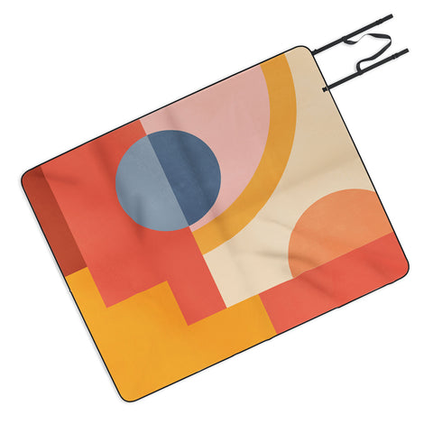 Gaite Abstract Geometric Shapes 31 Picnic Blanket