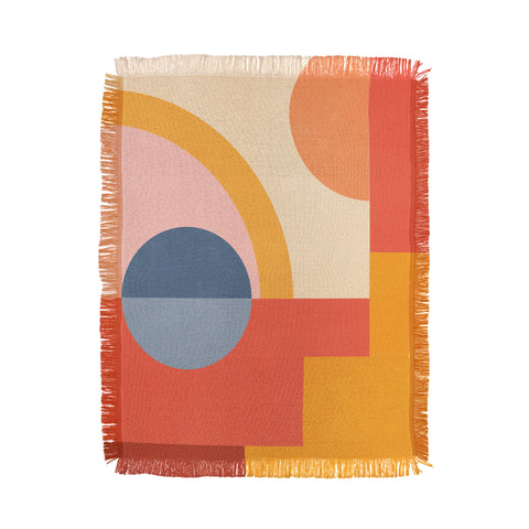 Gaite Abstract Geometric Shapes 31 Throw Blanket
