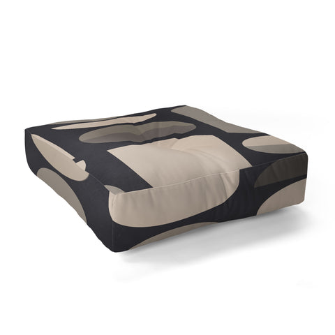 Gaite Abstract Geometric Shapes 73 Floor Pillow Square