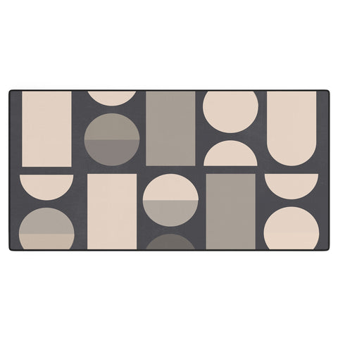 Gaite Abstract Geometric Shapes 73 Desk Mat