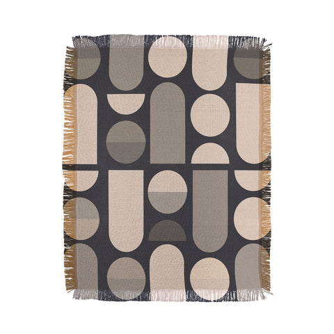 Gaite Abstract Geometric Shapes 73 Throw Blanket