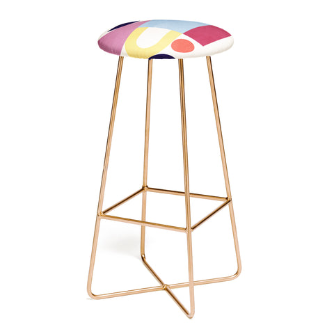 Gaite Abstract Shapes 55 Bar Stool