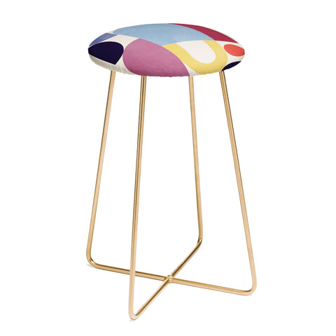 Gaite Abstract Shapes 55 Counter Stool