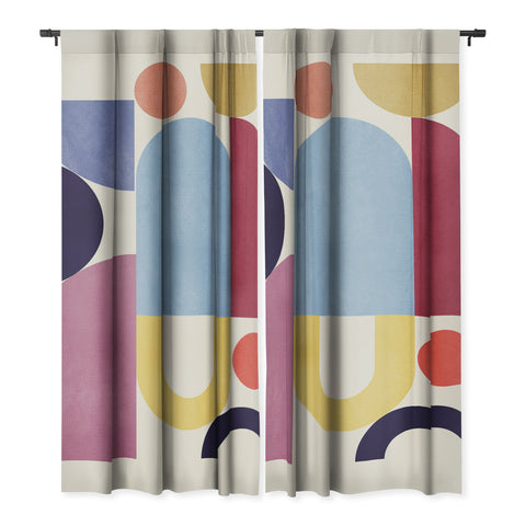 Gaite Abstract Shapes 55 Blackout Non Repeat