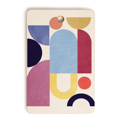 Gaite Abstract Shapes 55 Cutting Board Rectangle