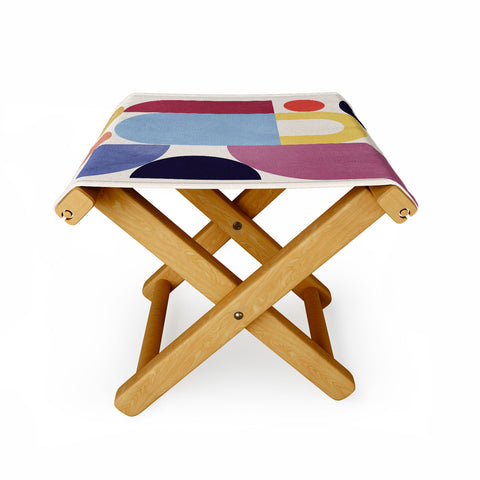 Gaite Abstract Shapes 55 Folding Stool