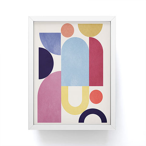Gaite Abstract Shapes 55 Framed Mini Art Print