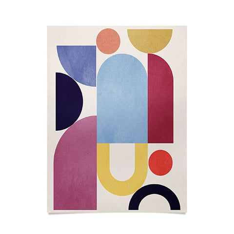 Gaite Abstract Shapes 55 Poster